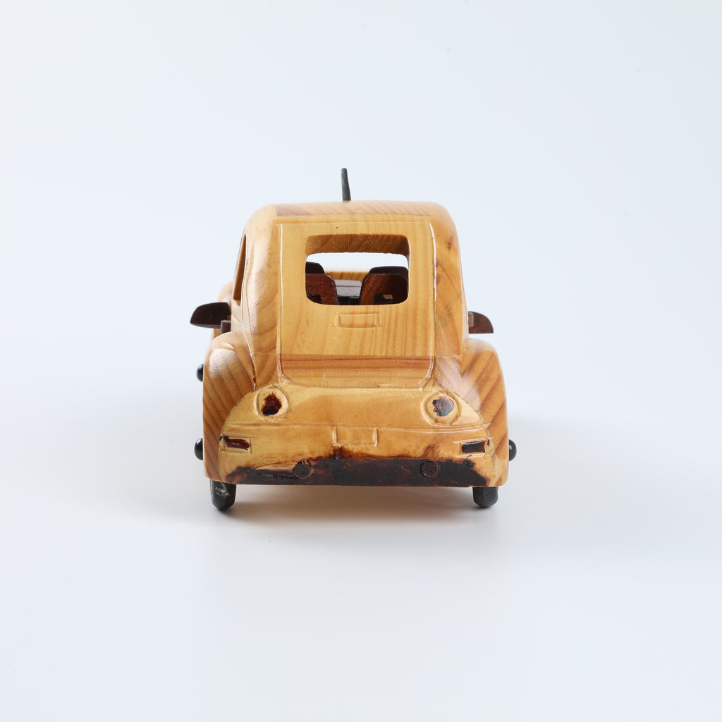 Time-Tested Wooden Car: A Child's First Focus & Coordination Journey