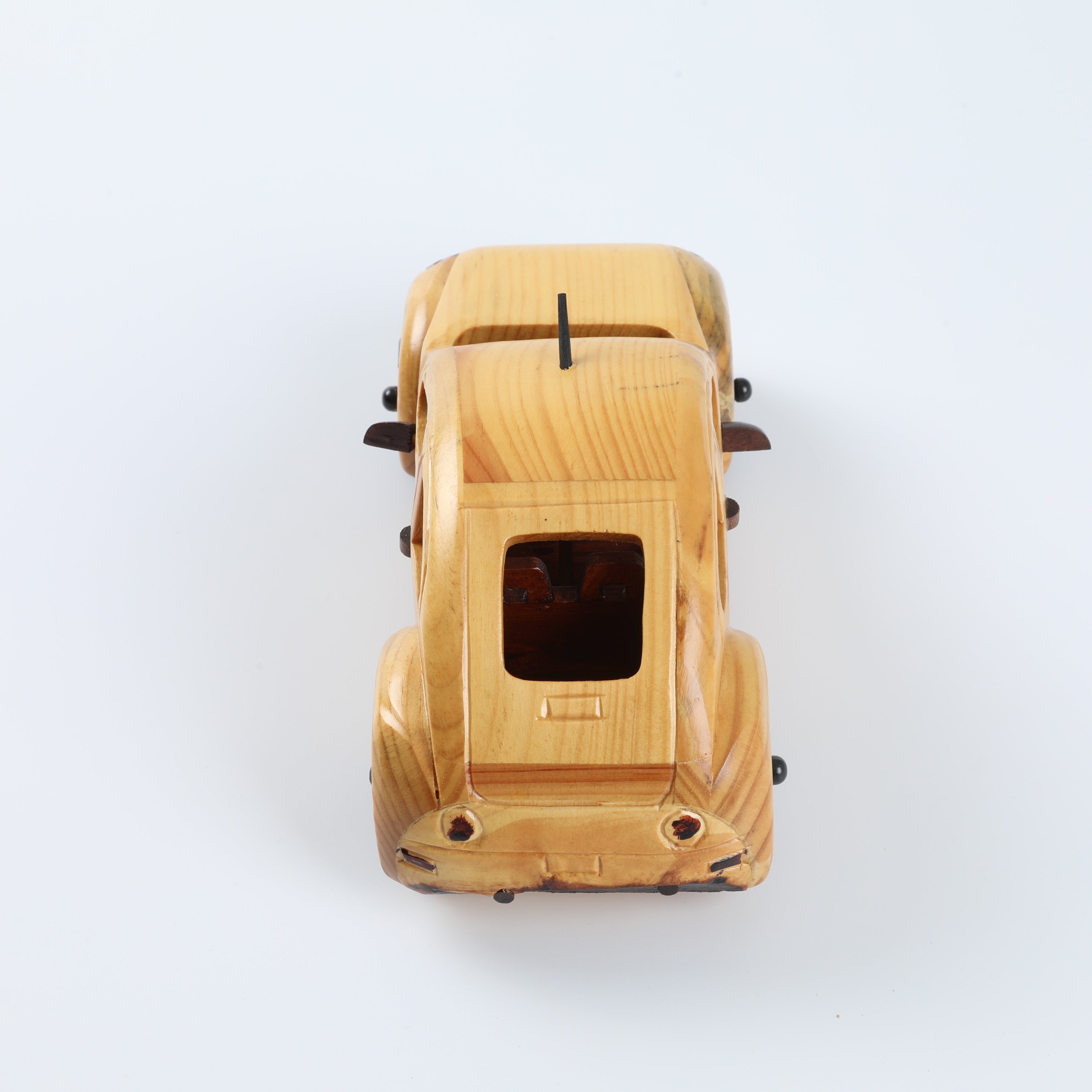 Time-Tested Wooden Car: A Child's First Focus & Coordination Journey