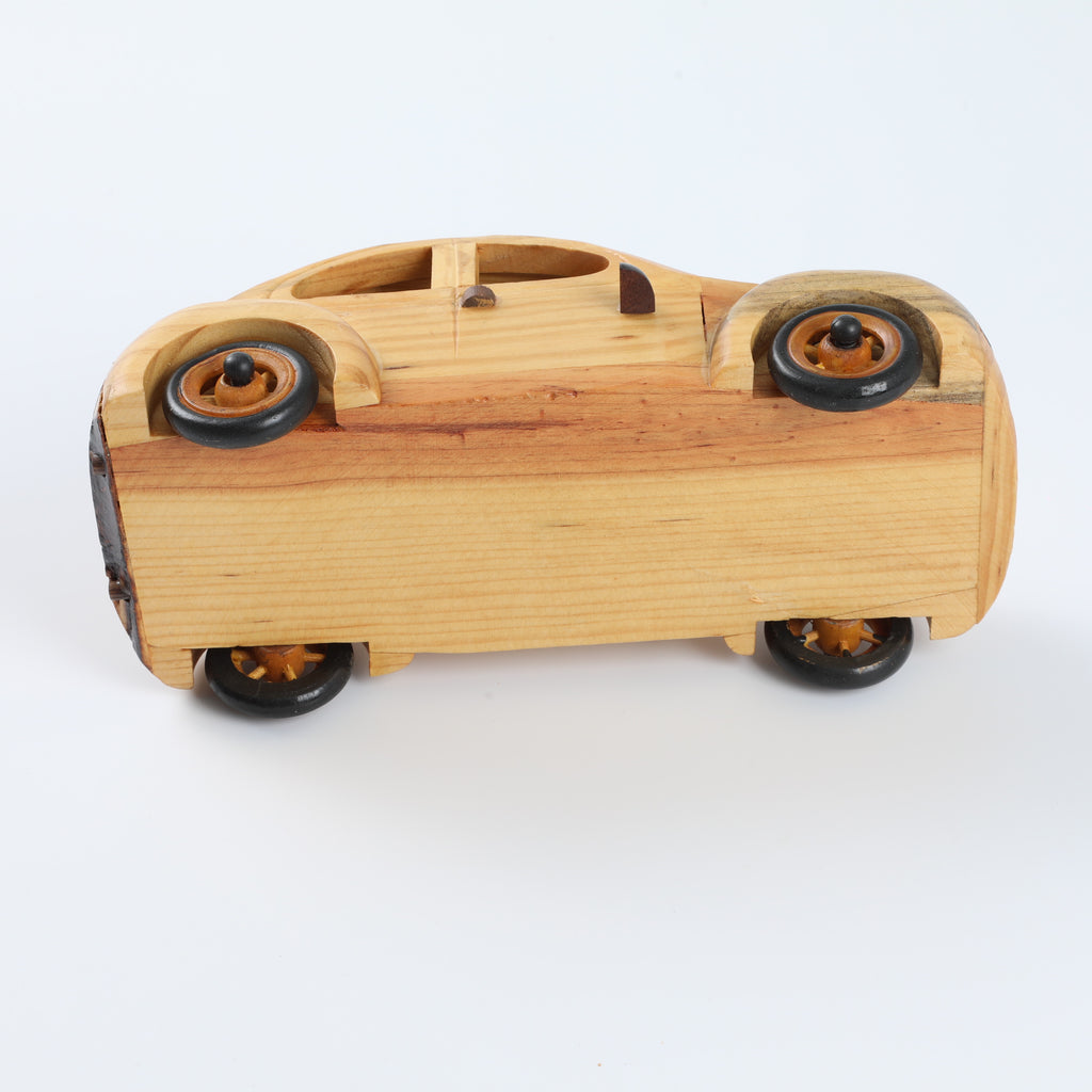 Time-Tested Wooden Car: A Child's First Focus & Coordination Journey