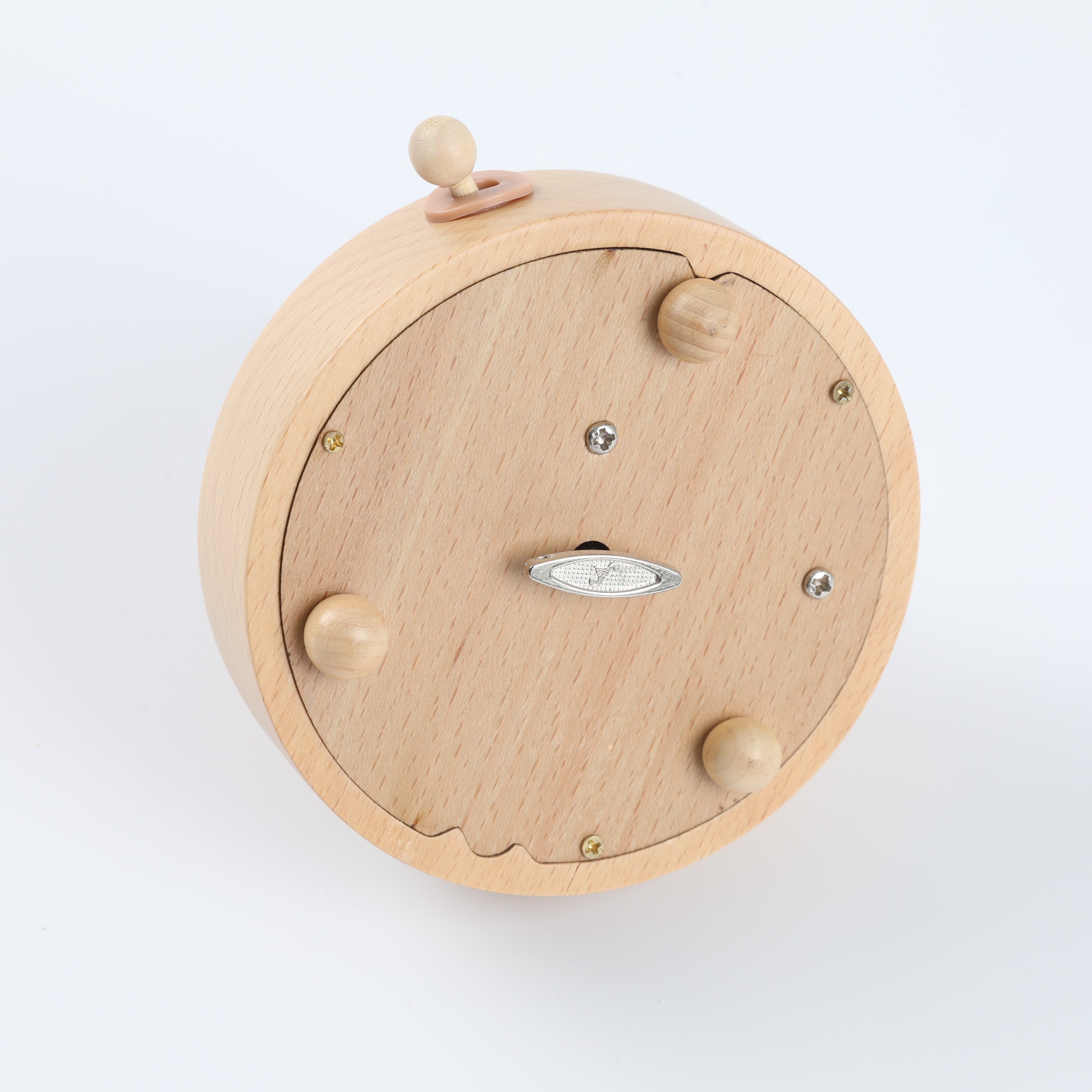 Handcrafted Wooden Rotating Music Box - Birthday Gift with Miniature Scene