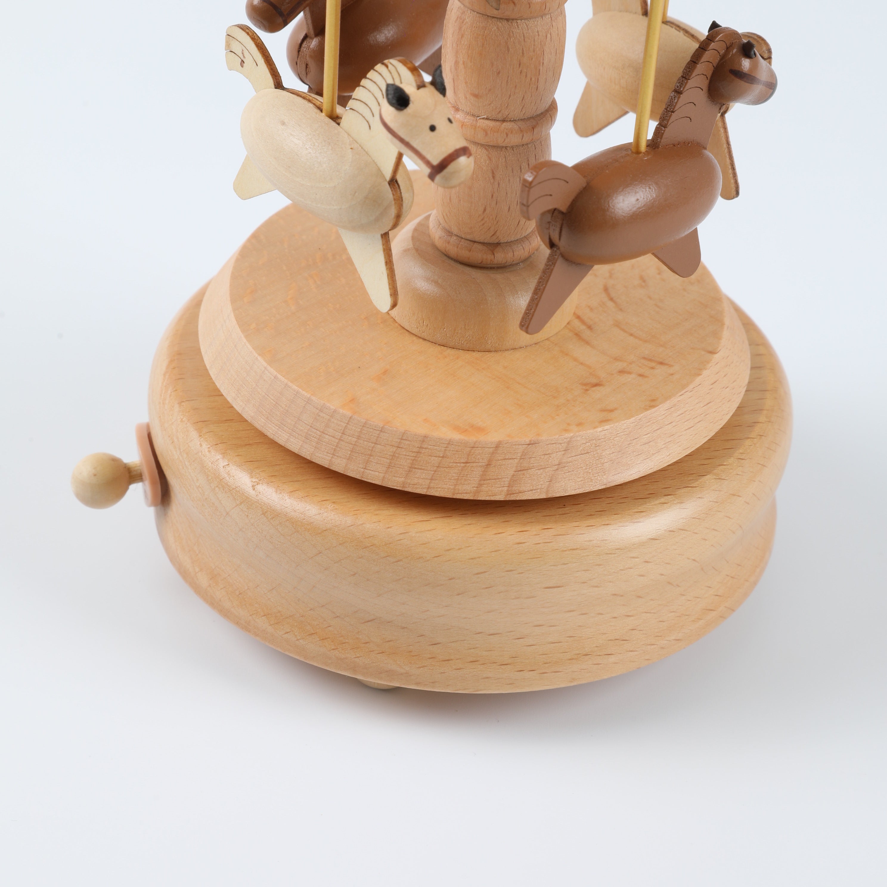 Handmade Wooden Music Box | Carousel Toy & Room Decor for Kids