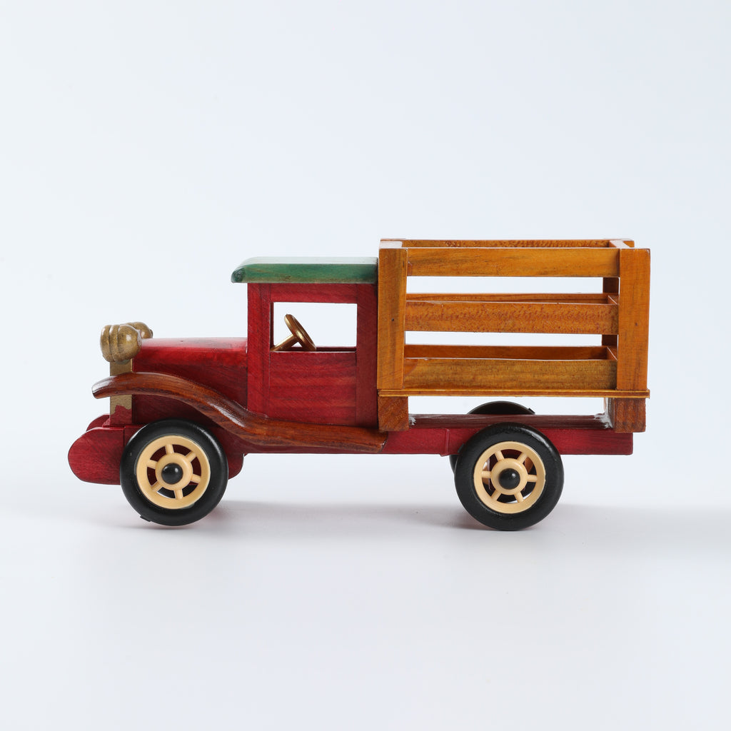 Wooden Car Toy & Desk Accent – A Creative Home Decor Piece