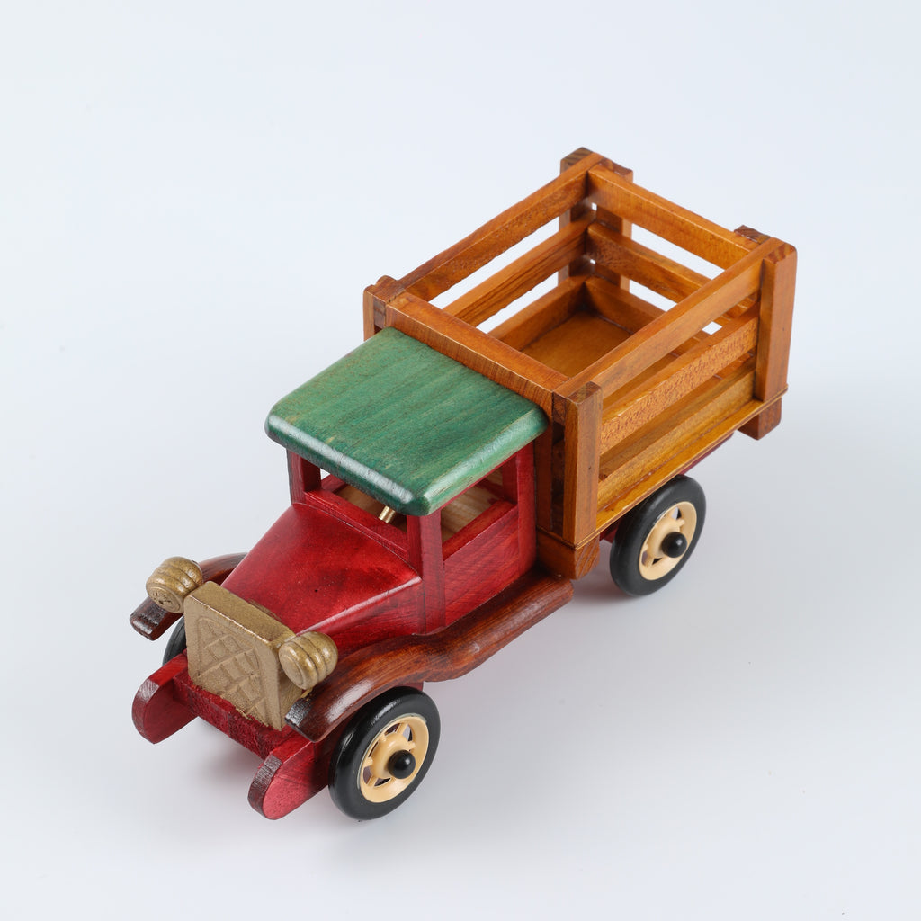 Wooden Car Toy & Desk Accent – A Creative Home Decor Piece