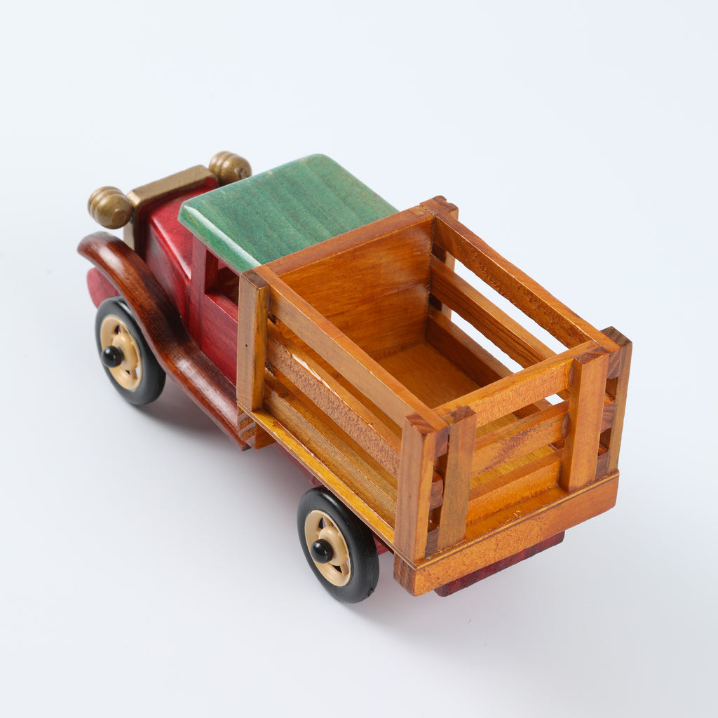 Wooden Car Toy & Desk Accent – A Creative Home Decor Piece