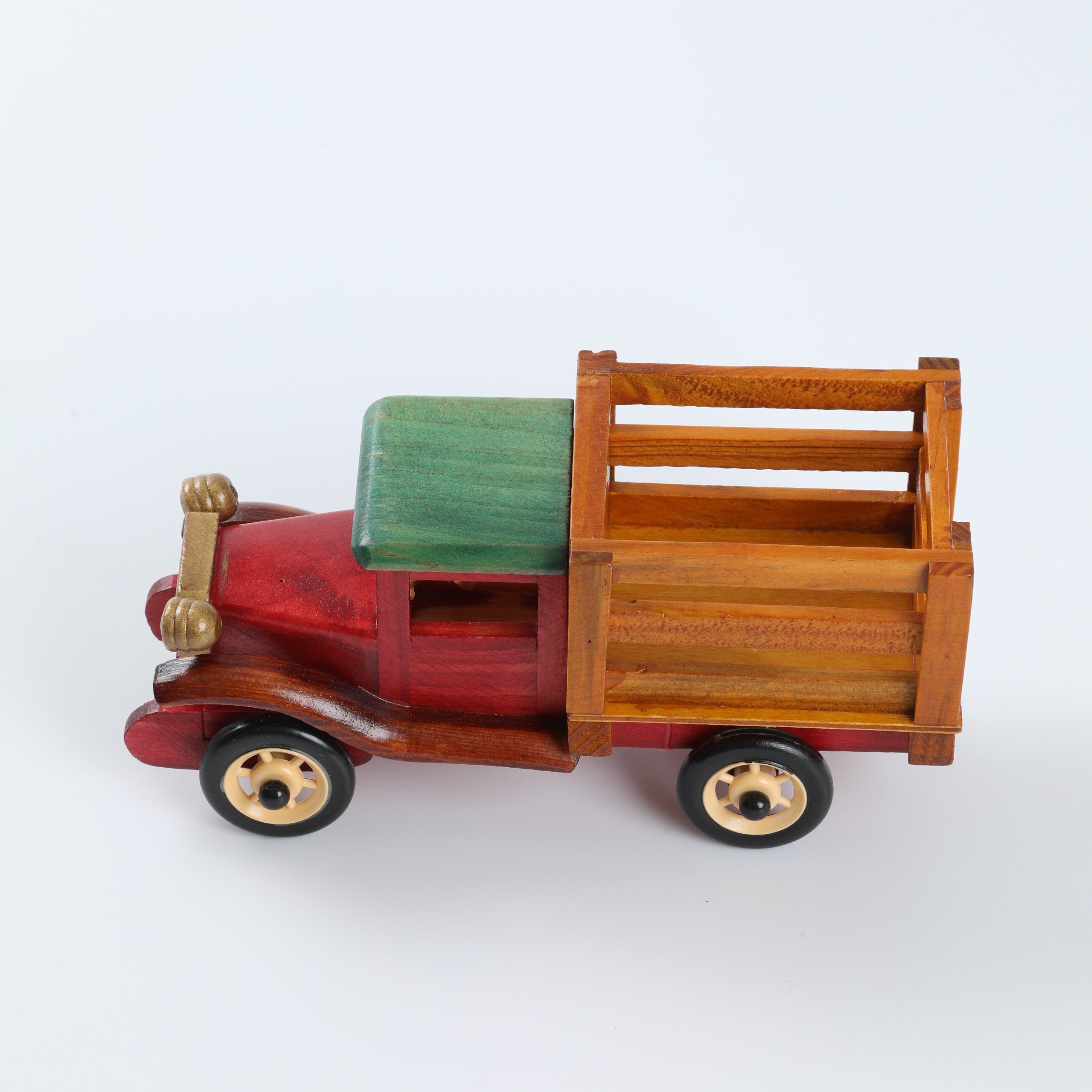 Wooden Car Toy & Desk Accent – A Creative Home Decor Piece