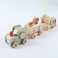 Wooden Educational Toy Car Set for Babies - Early Learning & Development