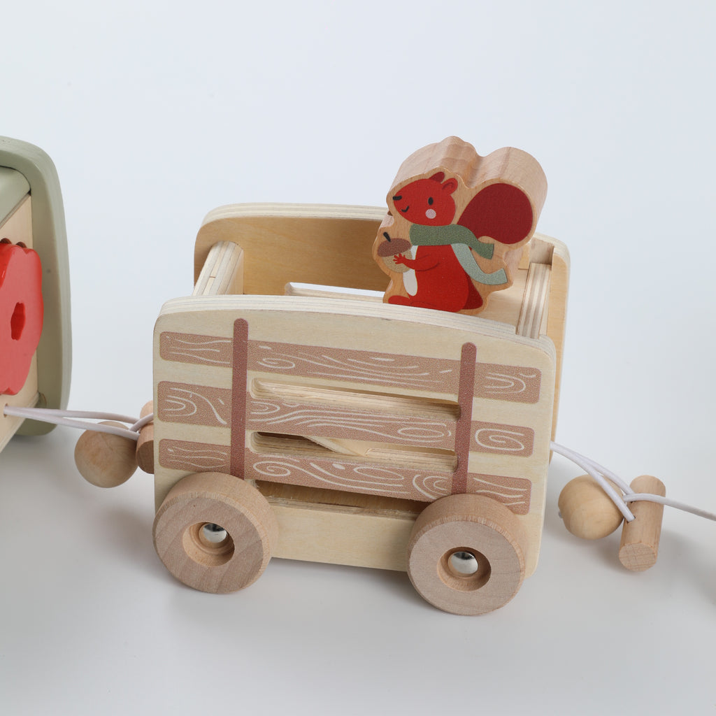 Wooden Educational Toy Car Set for Babies - Early Learning & Development