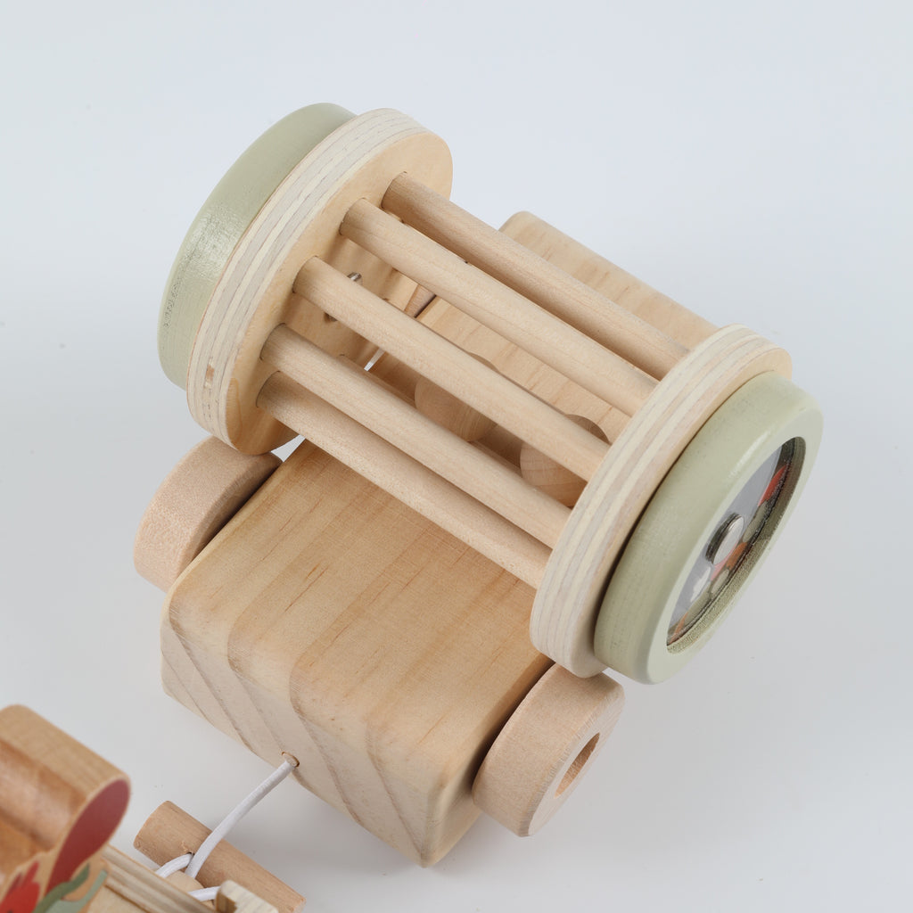 Wooden Educational Toy Car Set for Babies - Early Learning & Development