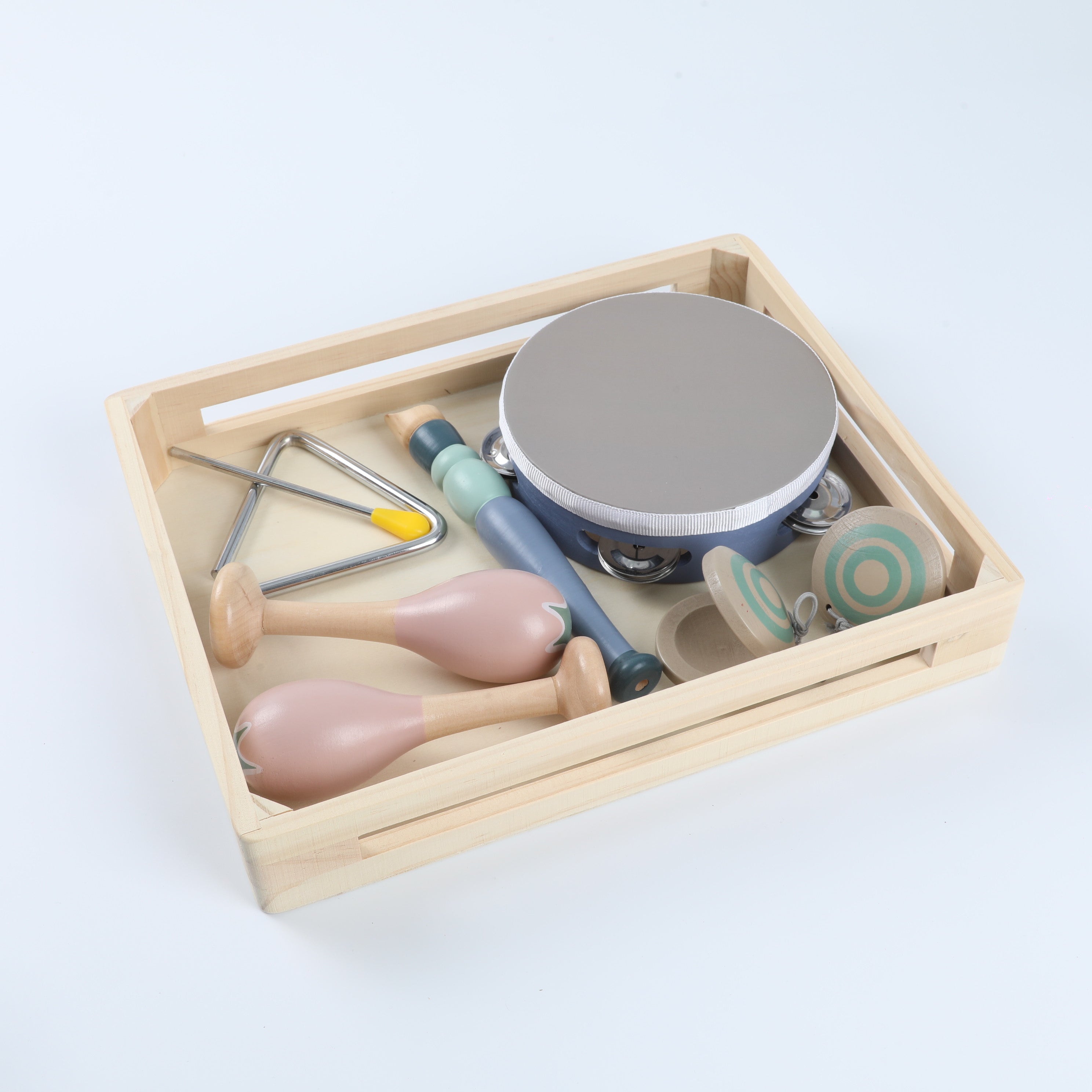 Wooden Percussion Instrument Early Education Set, Music Enlightenment Toy