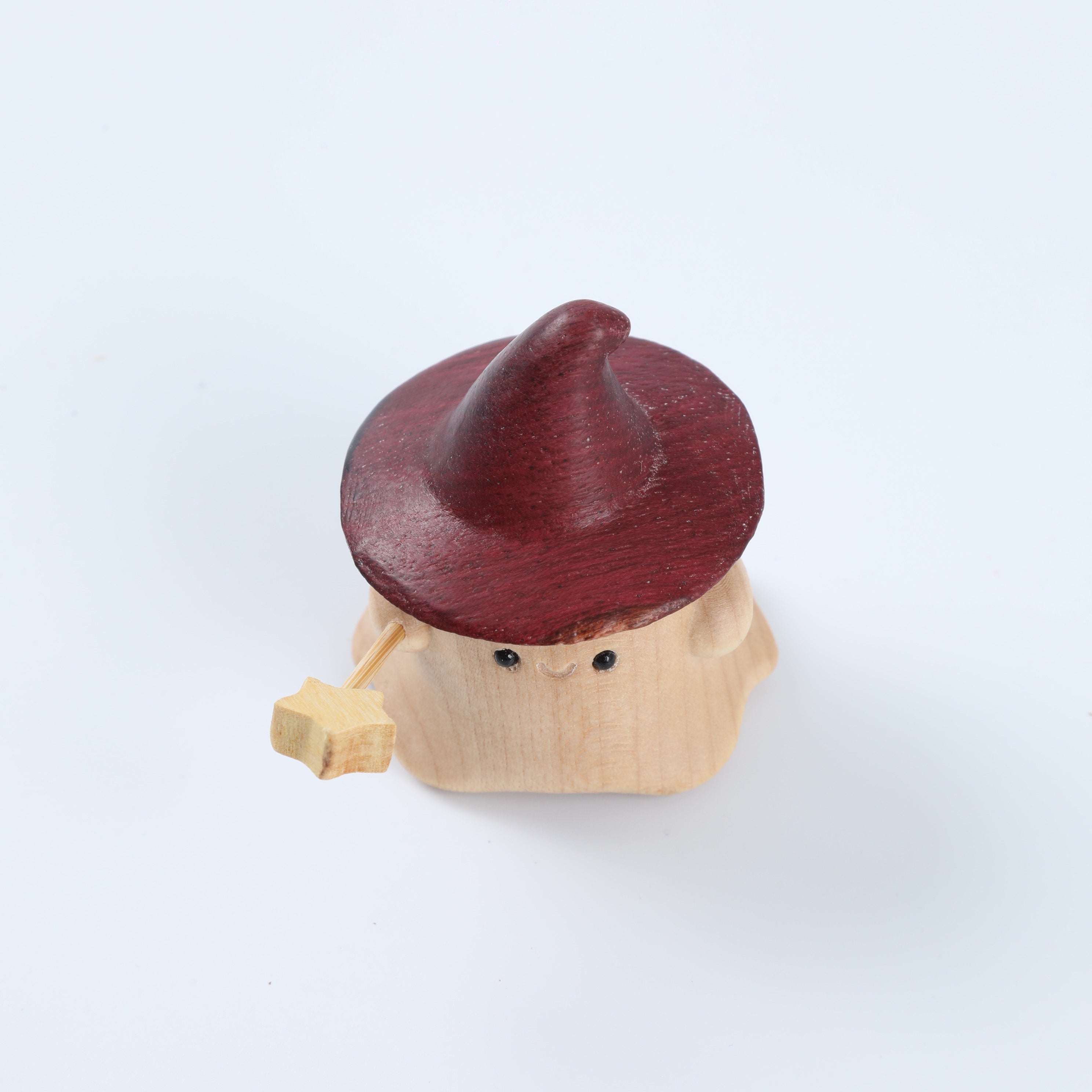 Hand-Carved Fairy Figurine & Building Blocks Decor