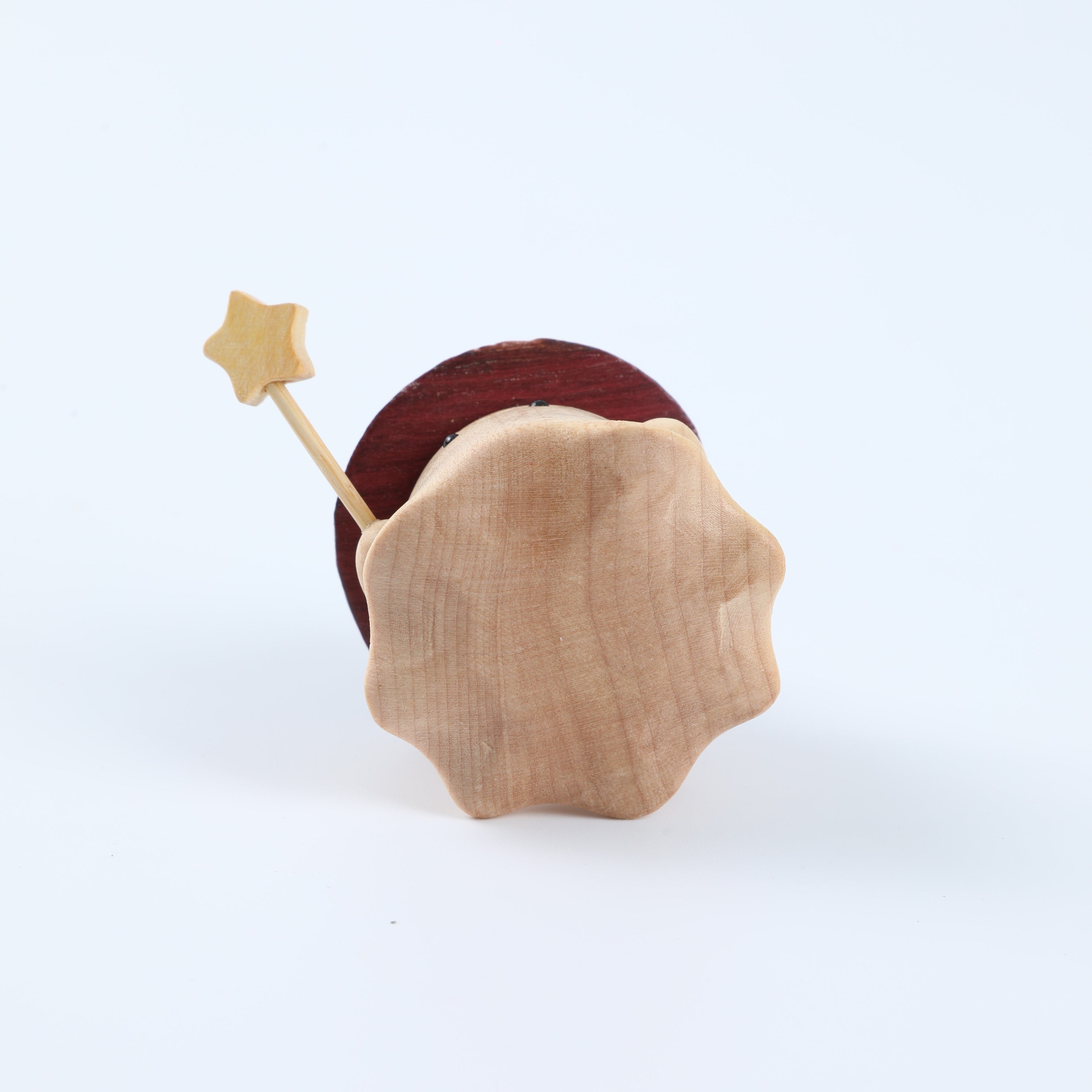 Hand-Carved Fairy Figurine & Building Blocks Decor