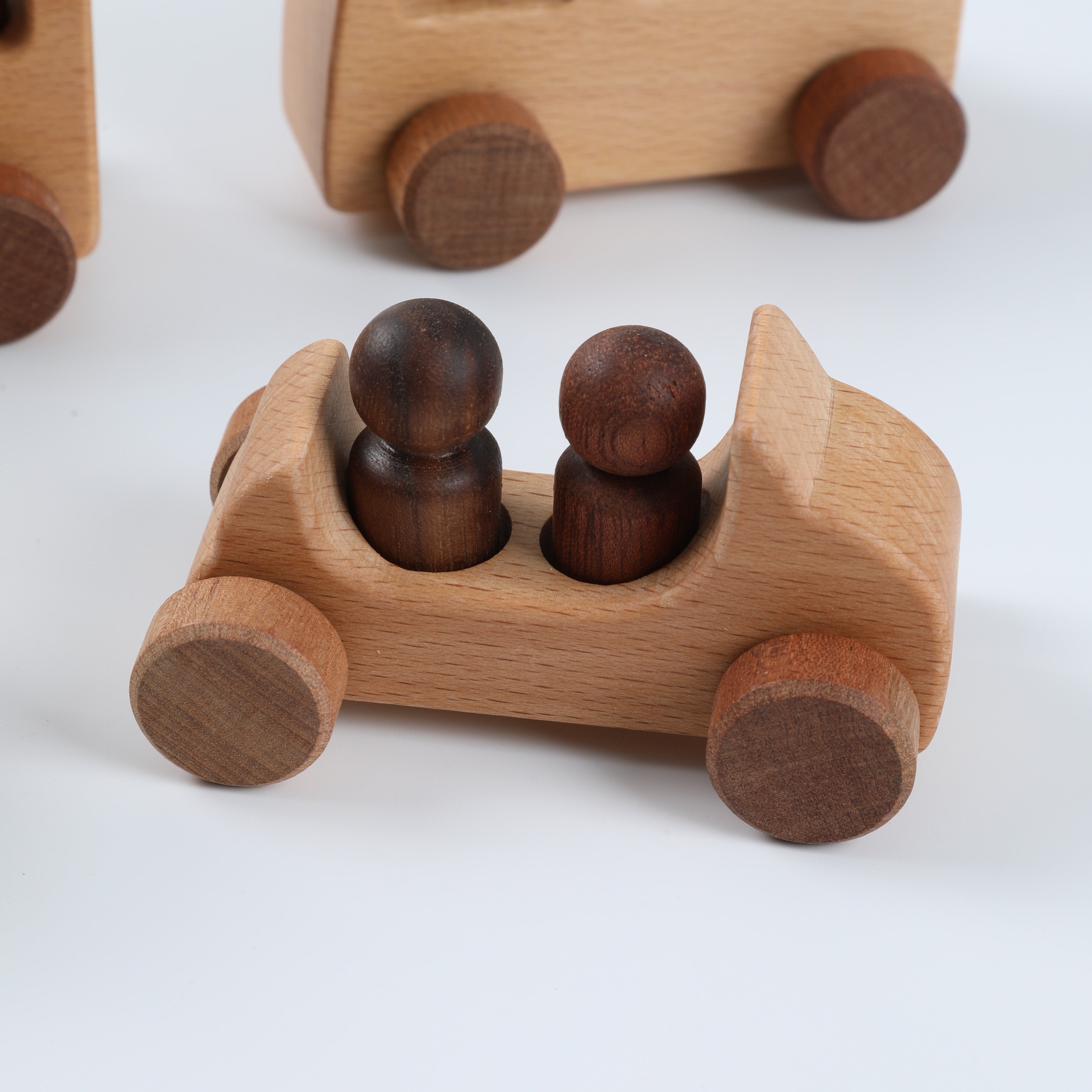 Wooden Arch Bridge Educational Car Building Blocks Toy