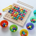Bead Matching & Tweezer Game for Kids - Focus Skill Training Toy
