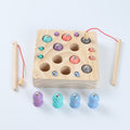 Baby Fishing Toy with Magnetic Bug Catcher - Early Learning Building Blocks Set