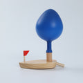 Wooden Balloon Boat - Classic Water Play Toy for Kids