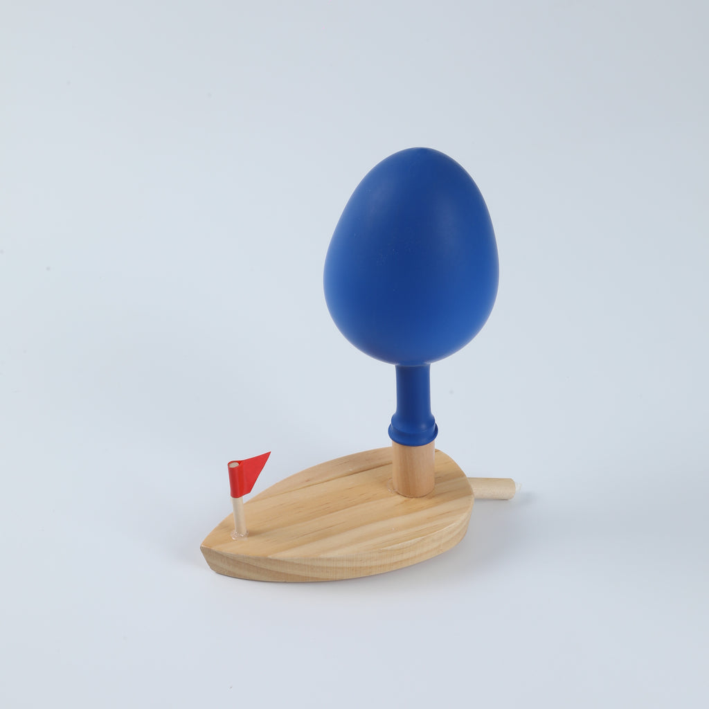Wooden Balloon Boat - Classic Water Play Toy for Kids