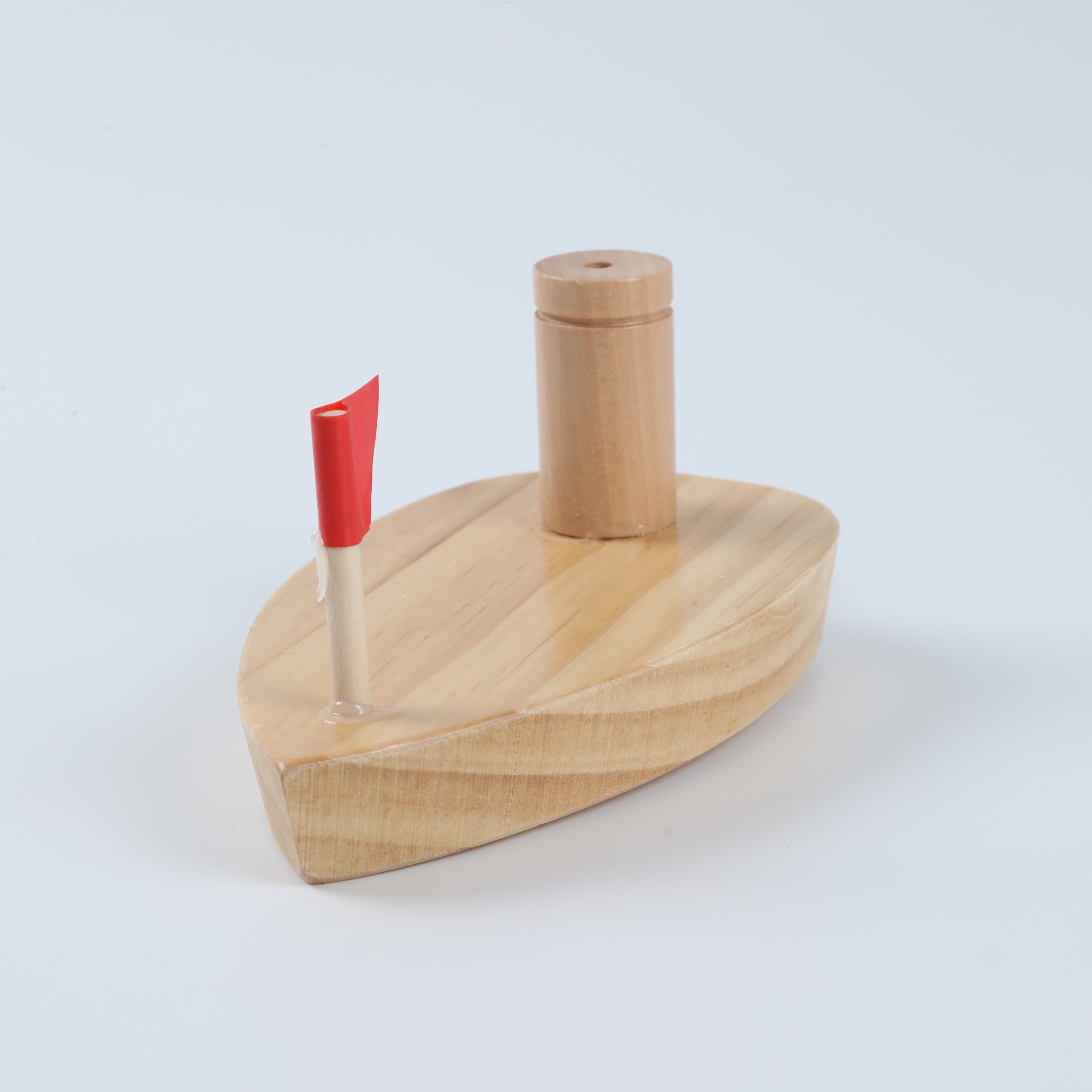 Wooden Balloon Boat - Classic Water Play Toy for Kids